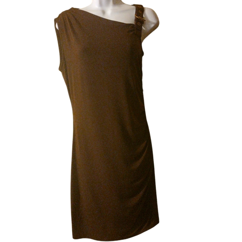 Elegant Brown Sleeveless Top